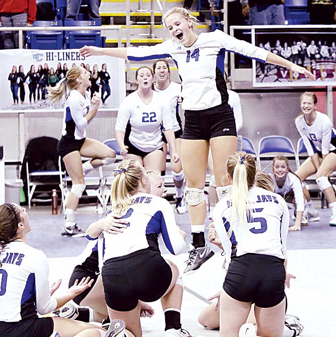 Jamestown tops Mandan, advances to Class A volleyball championship